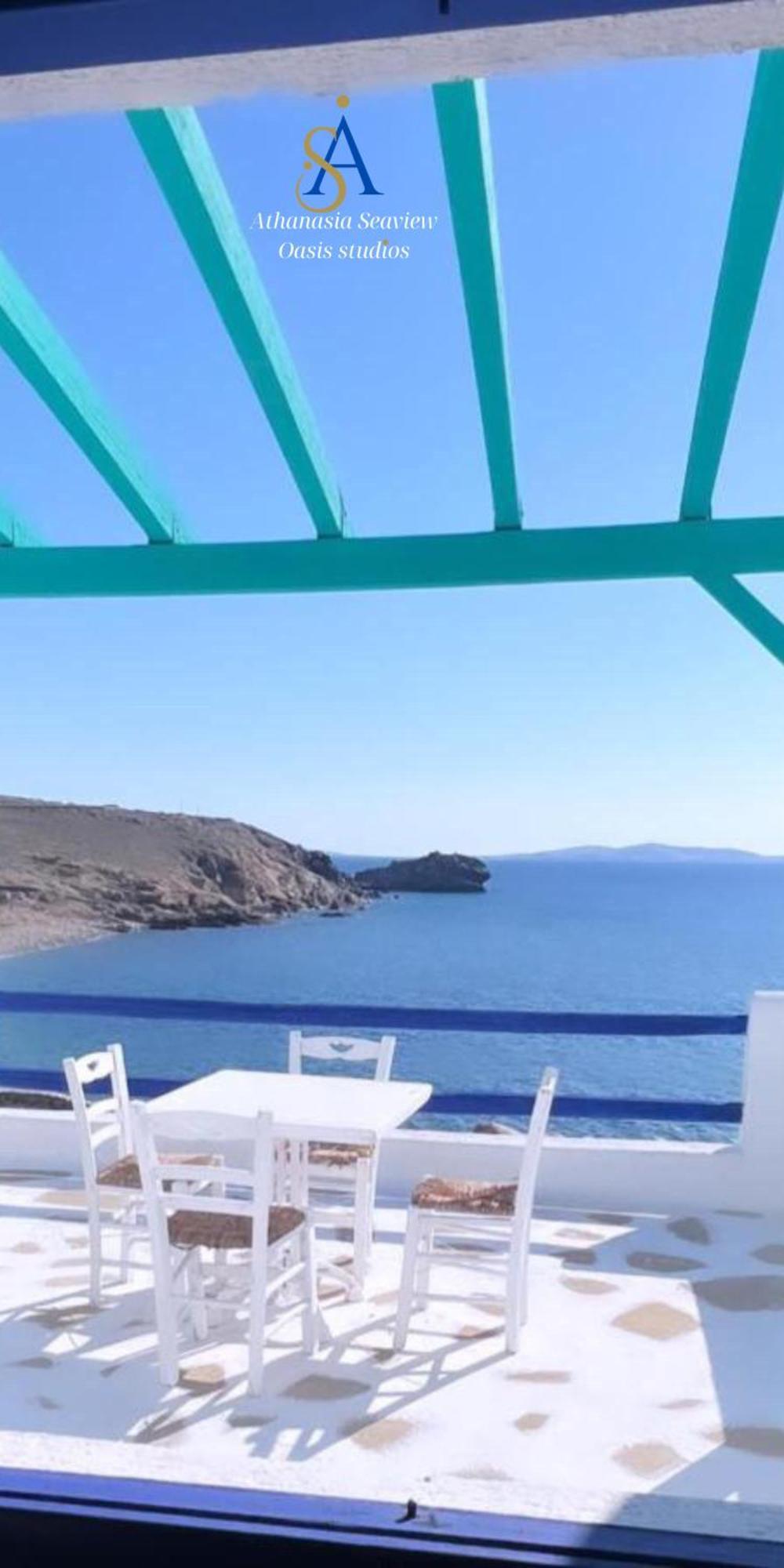 Mykonos Athanasia Seaview Oasis Studios By The Port Houlakia  Rom bilde