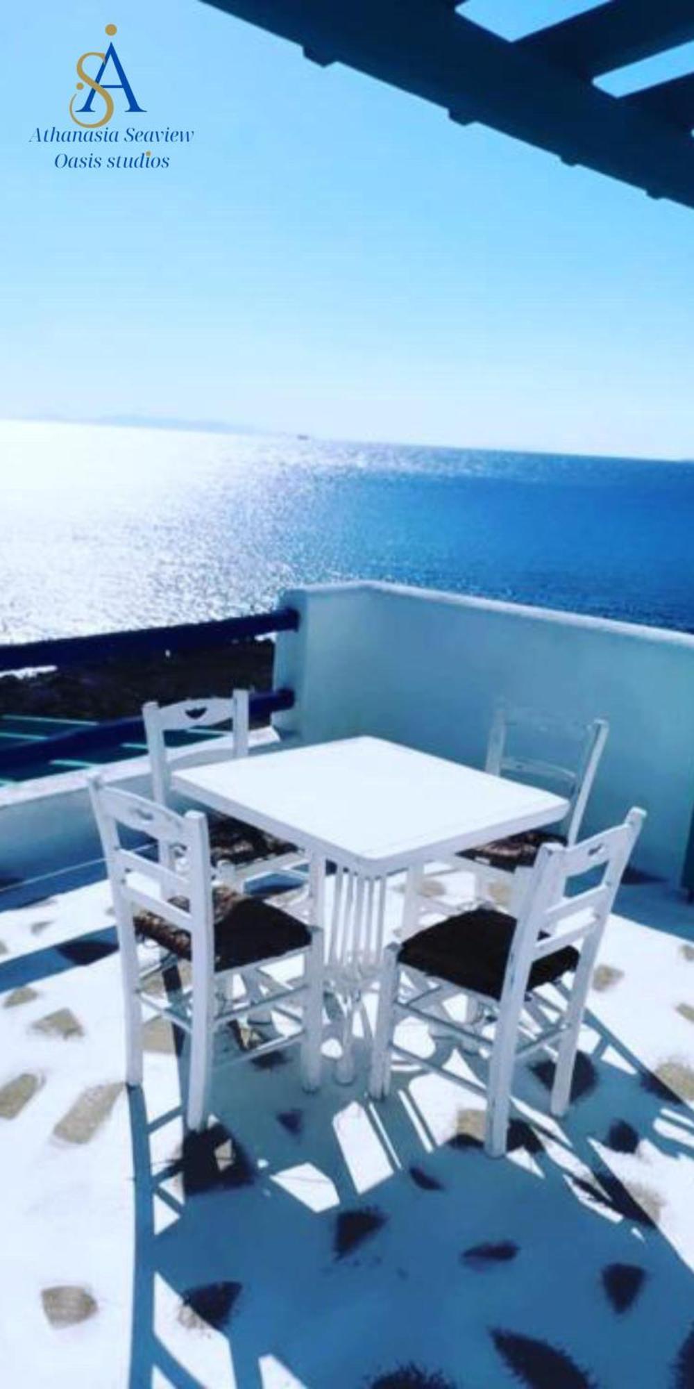 Mykonos Athanasia Seaview Oasis Studios By The Port Houlakia  Rom bilde