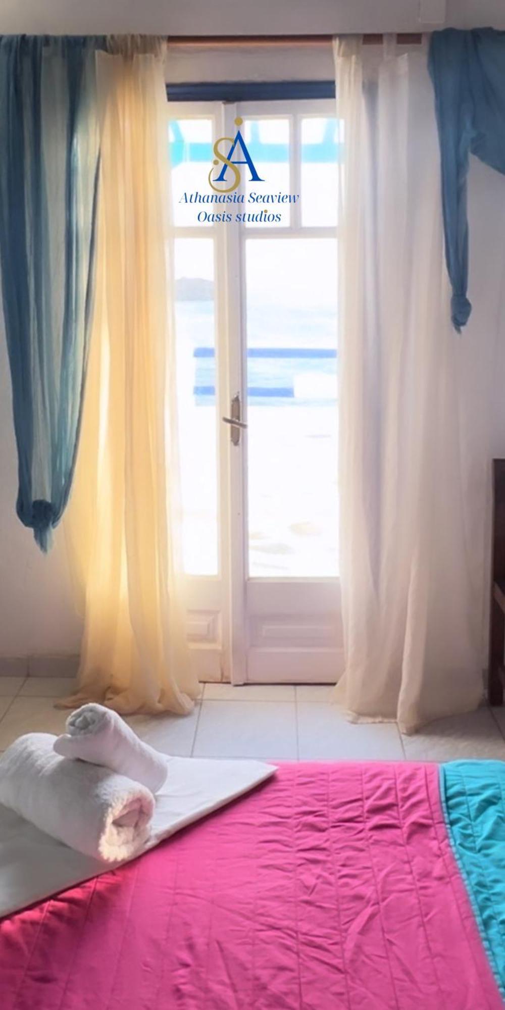 Mykonos Athanasia Seaview Oasis Studios By The Port Houlakia  Rom bilde