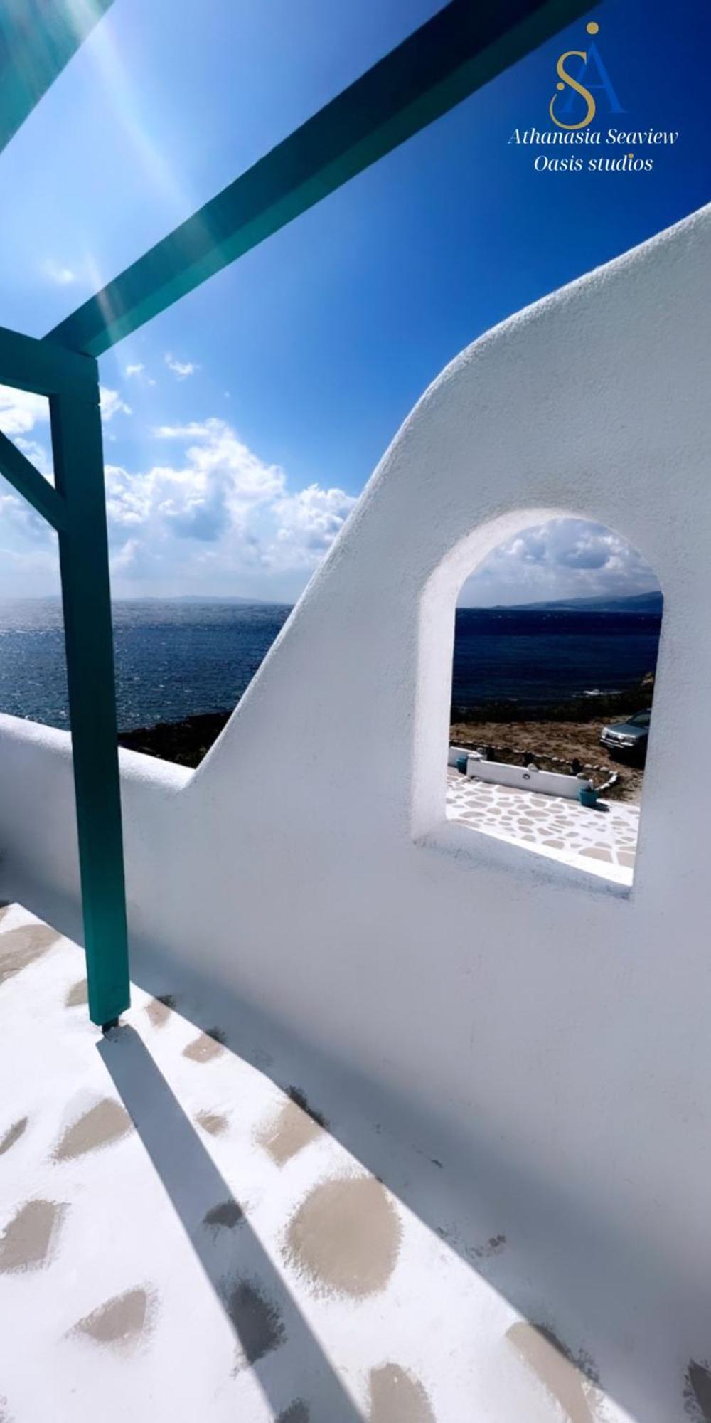 Mykonos Athanasia Seaview Oasis Studios By The Port Houlakia  Rom bilde