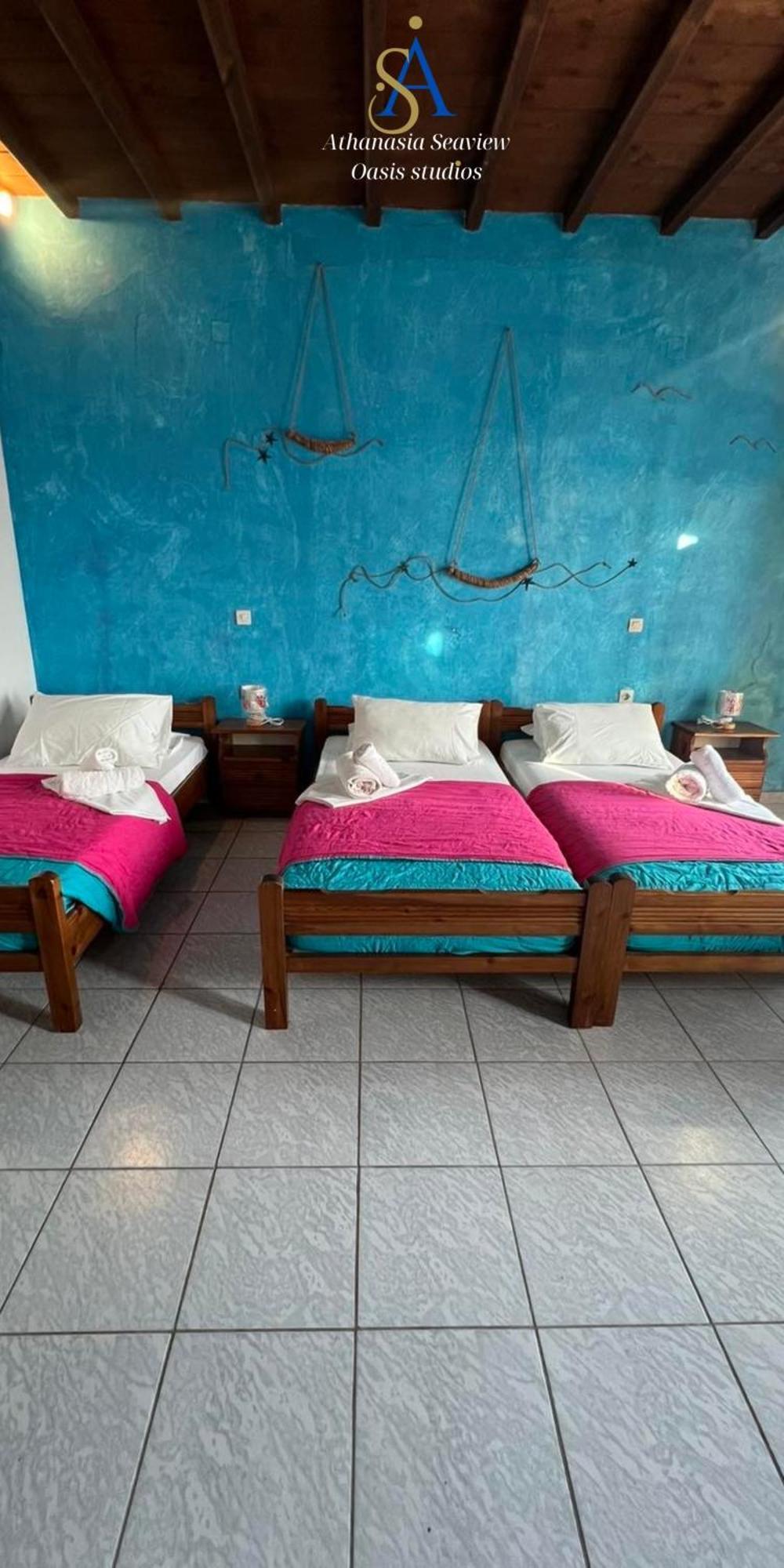 Mykonos Athanasia Seaview Oasis Studios By The Port Houlakia  Rom bilde